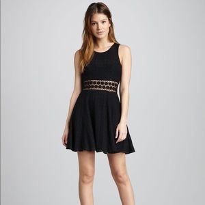 Free People Black Daisy Waist Dress Size 10
